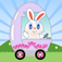 bunny egg cart icon